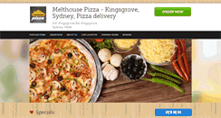 Desktop Screenshot of melthousepizza.com.au